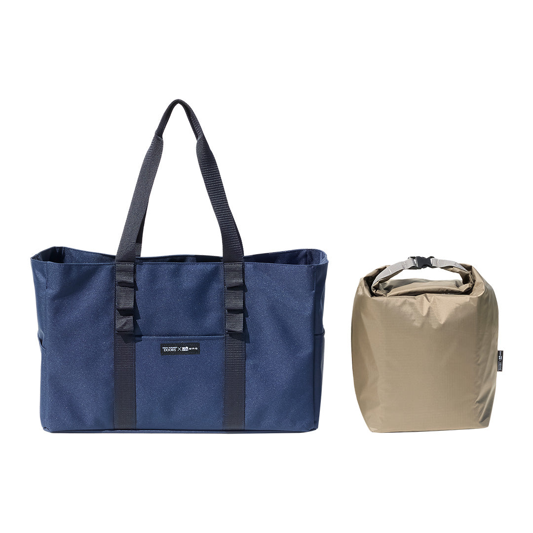 【WAQ x URBAN RESEARCH DOORSコラボ】フォールディングウッドスツール / トート&クーラーバッグ【送料無料・1年保証 ...
