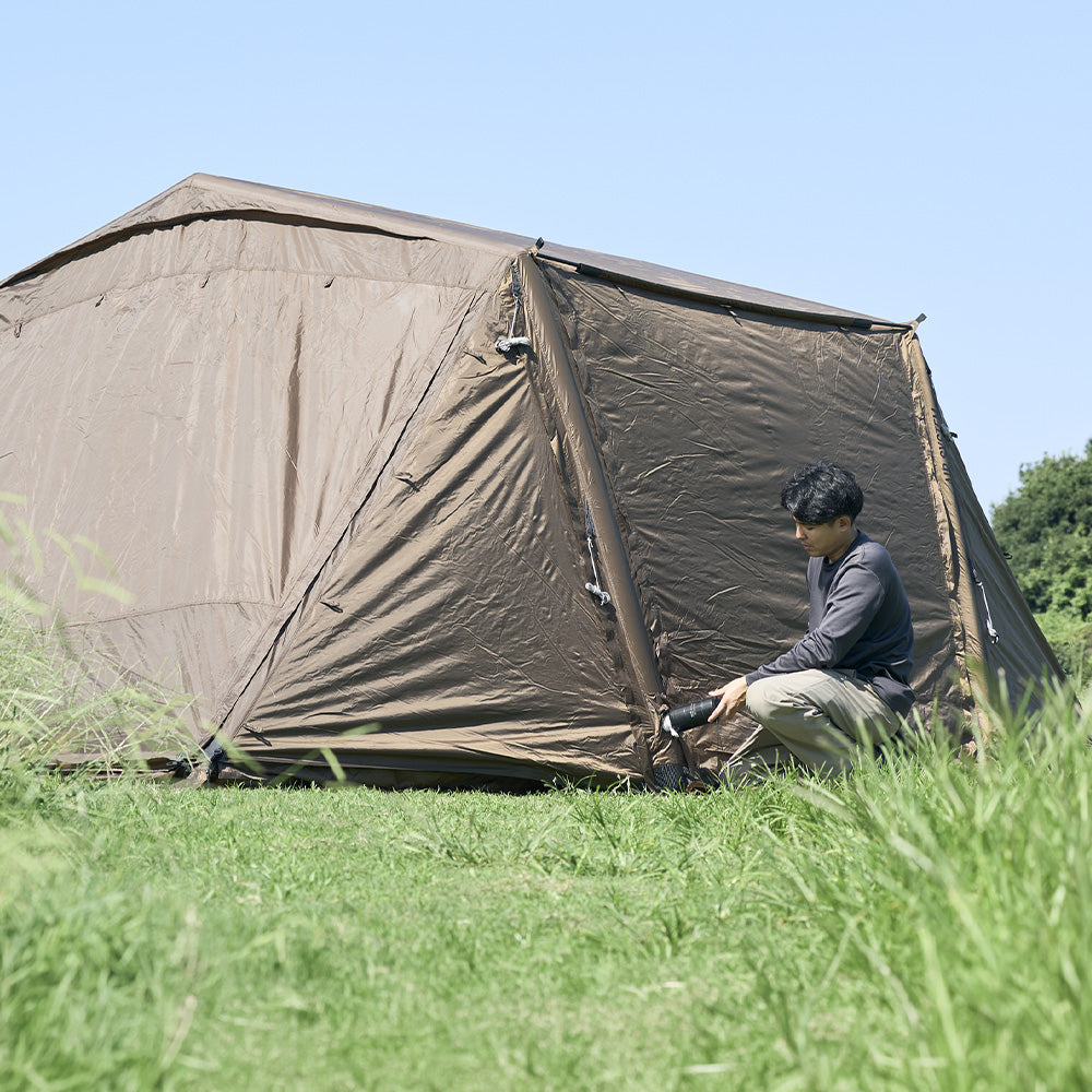 【お得なセット】WAQ AIR VISTA＋AIR TENT PUMP  エアテント 大型テント 電動エアポンプ 自動設営 単品購入よりお得  【送料無料 / 1年保証】