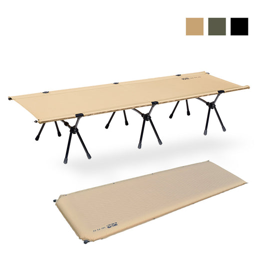 【お得なセット商品】 WAQ 2WAY フォールディングコット&インフレータブルマット8cm セット【1年保証/送料無料】