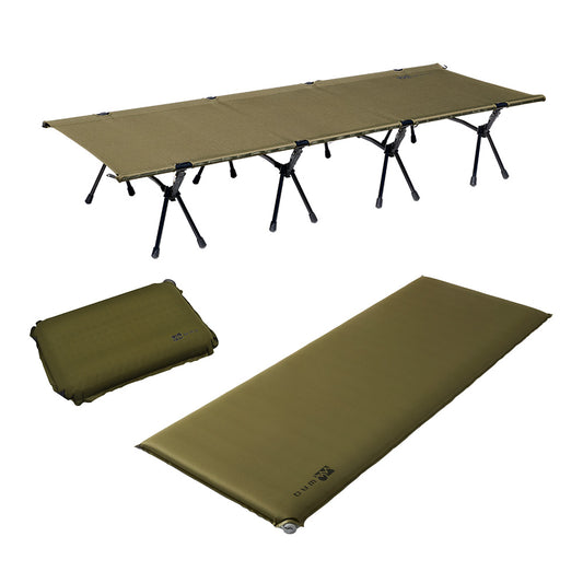 【お得なセット】ワイドサイズ快眠セット  (2WAY WIDE COT/ワイドマット/リラクシングキャンプピロー)単品購入よりお得 【1年保証/送料無料】