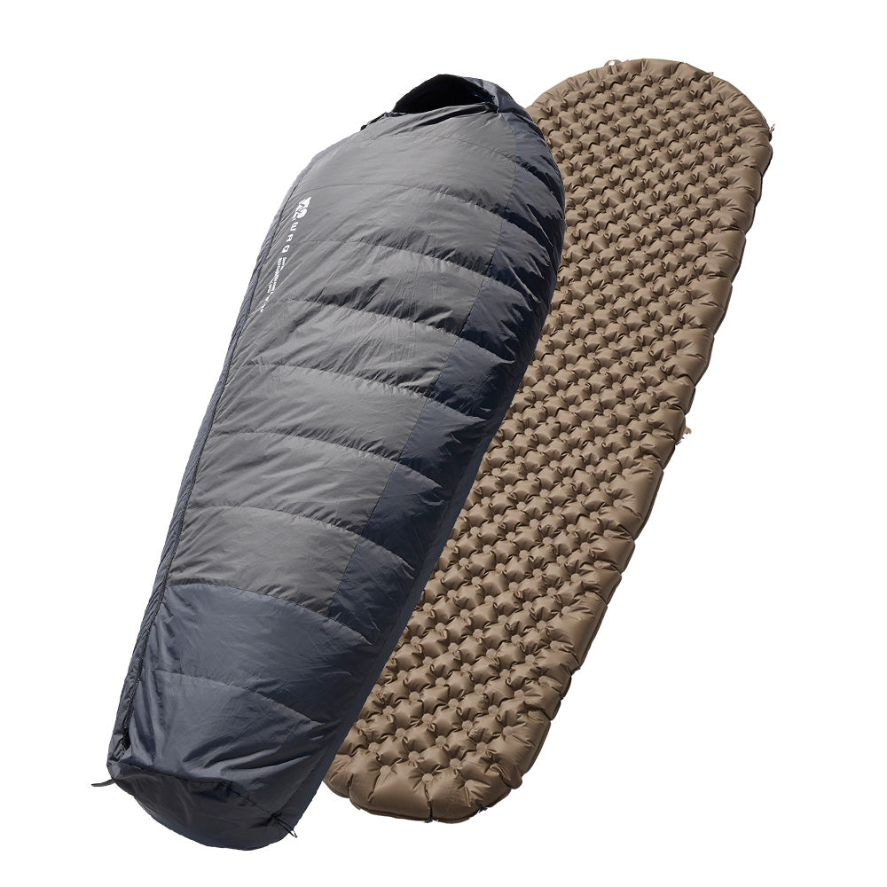 【お得なセット商品】 WAQ ダウンスリーピングバッグ -30℃対応 FP650 & WAQ Ultra Light AirMat（R値6.8/7.0）セット【送料無料・1年保証】