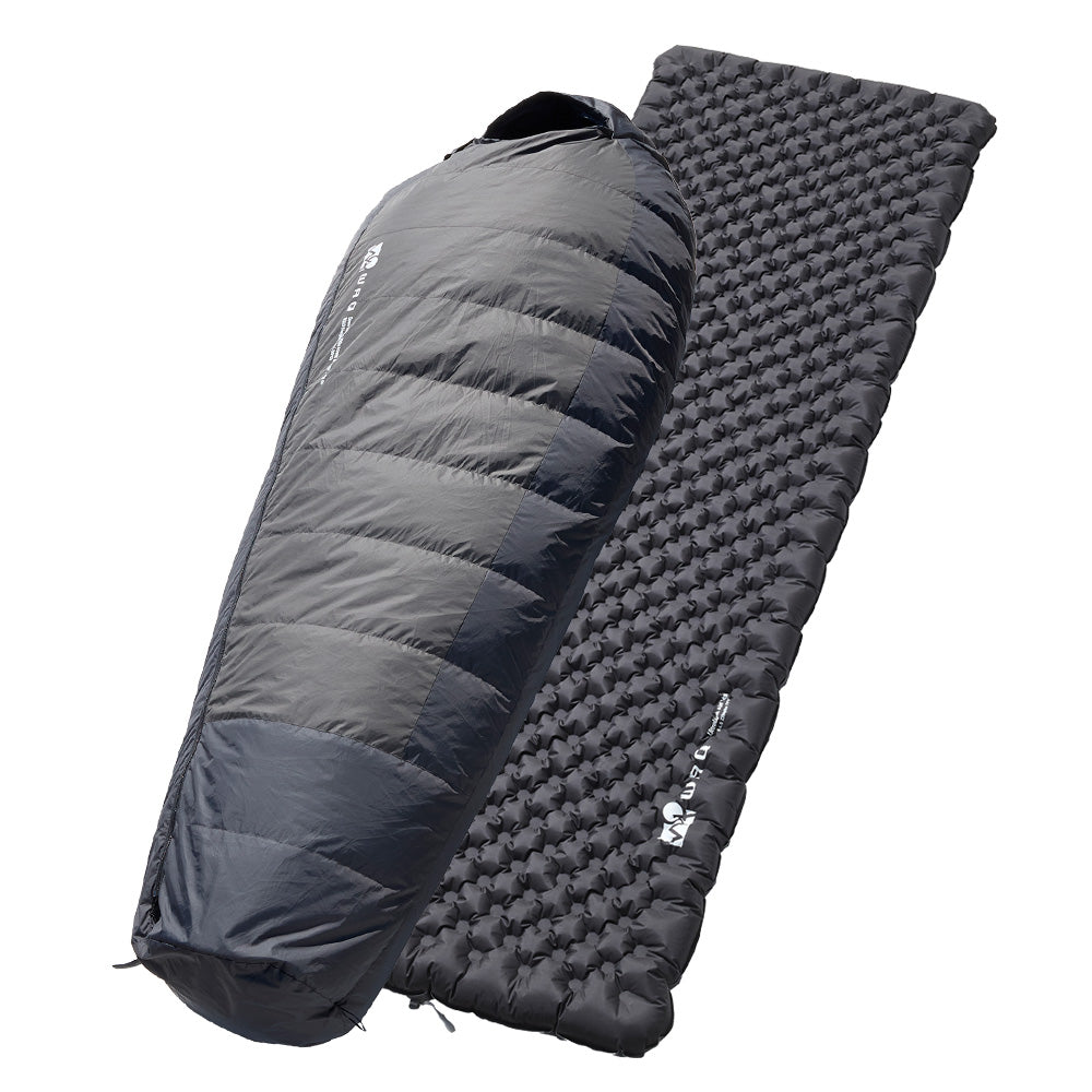 【お得なセット商品】 WAQ ダウンスリーピングバッグ -30℃対応 FP650 & WAQ Ultra Light AirMat（R値6.8/7.0）セット【送料無料・1年保証】