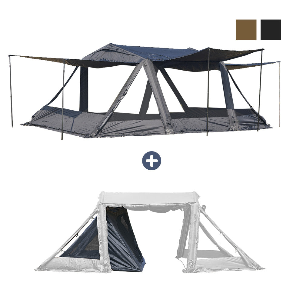 【お得なセット】WAQ AIR VISTA＋専用インナーテントセット エアテント 大型テント 単品購入よりお得 【送料無料 / 1年保証】