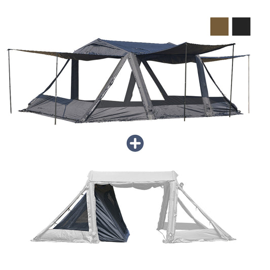 【新発売 お得なセット】WAQ AIR VISTA＋専用インナーテントセット エアテント 大型テント 単品購入よりお得 【送料無料 / 1年保証】