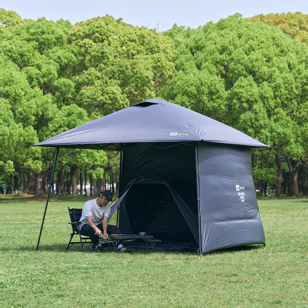 【新製品】WAQ EASE TARP 3.0 専用サイドシート【本体と同時購入で特別SET価格 合計19,980円】横幕 サイドウォール 遮光 UVカット【1年保証】