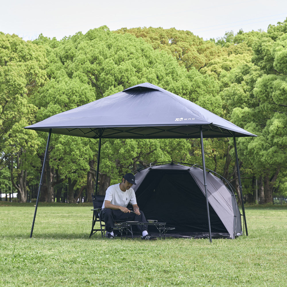 【初回限定10%OFF 21日12:59まで】WAQ  EASE TARP 3.0 日除けシェード 日除けテント ワンアクション構造｜アウトドア・キャンプ・暑さ対策に最適【送料無料・1年保証】
