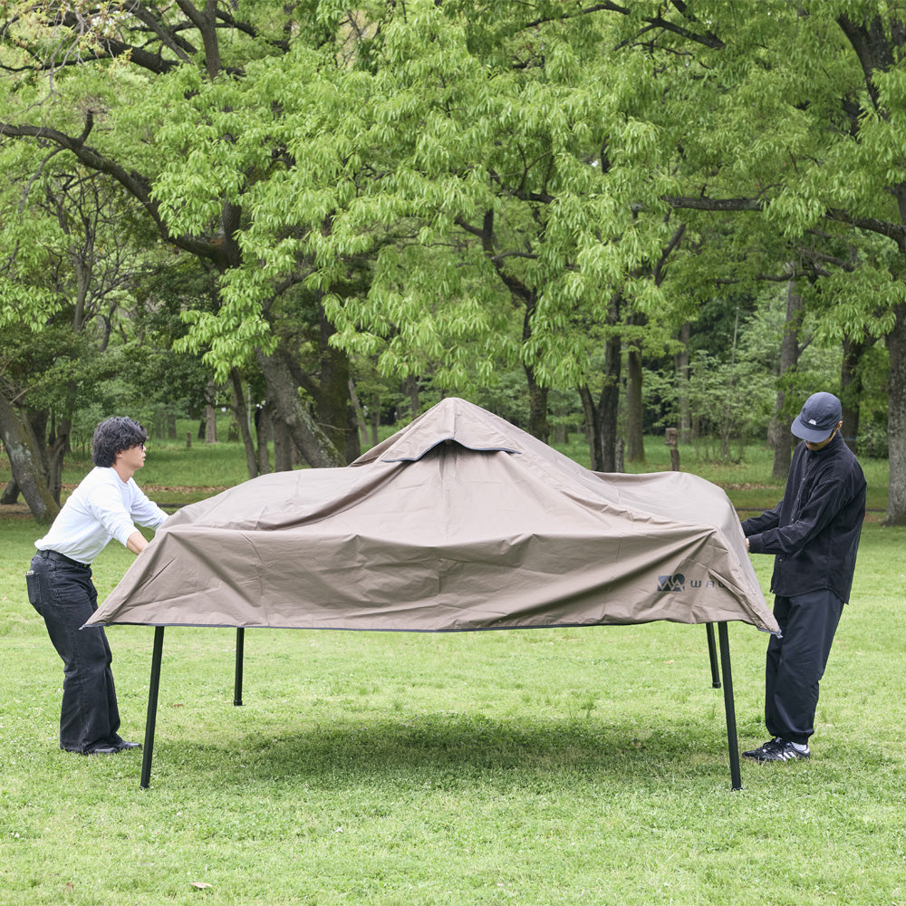 【新製品 お得なセット】WAQ  EASE TARP3.0 サイドシートSET 日除けシェード 日除けテント ワンアクション構造 【送料無料・1年保証】
