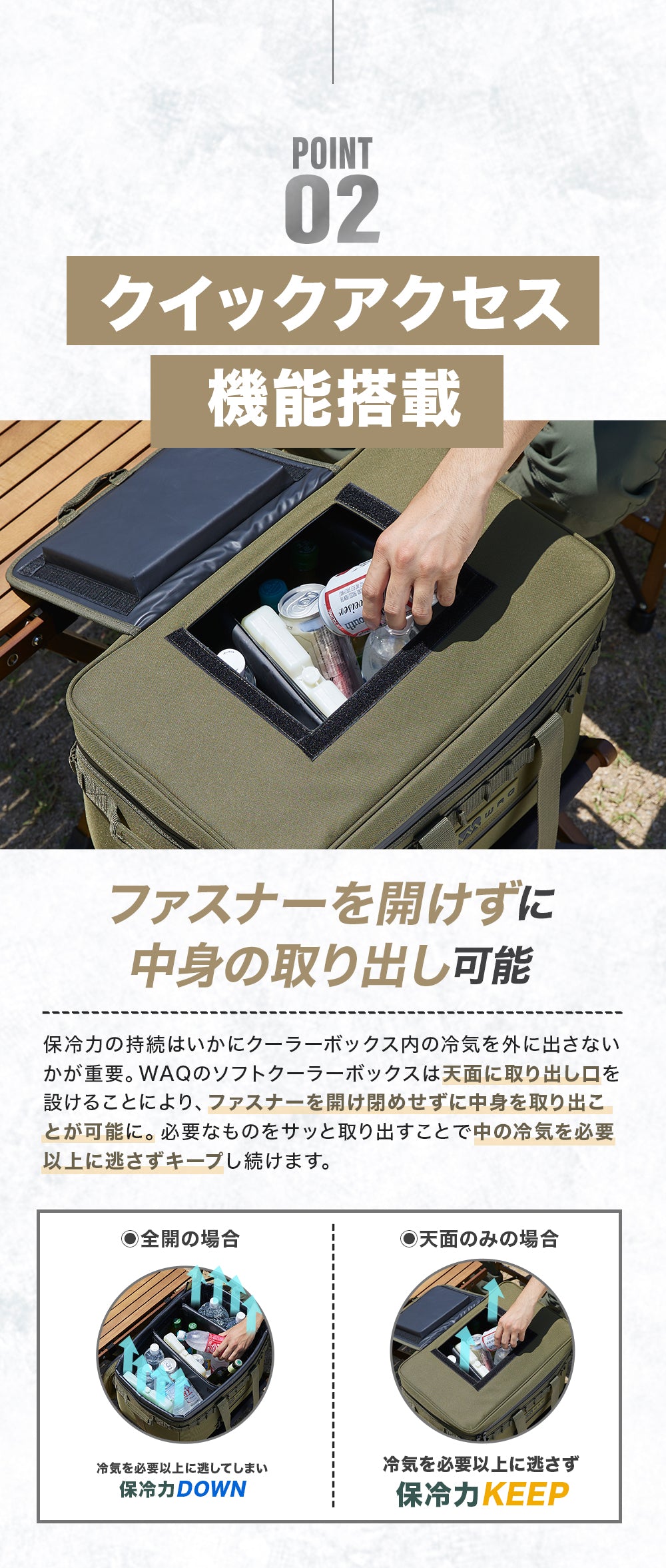 WAQ ソフトクーラーボックス SOFT COOLERBOX S/M – アウトドアグッズ・キャンプ用品の通販ならwaq-online