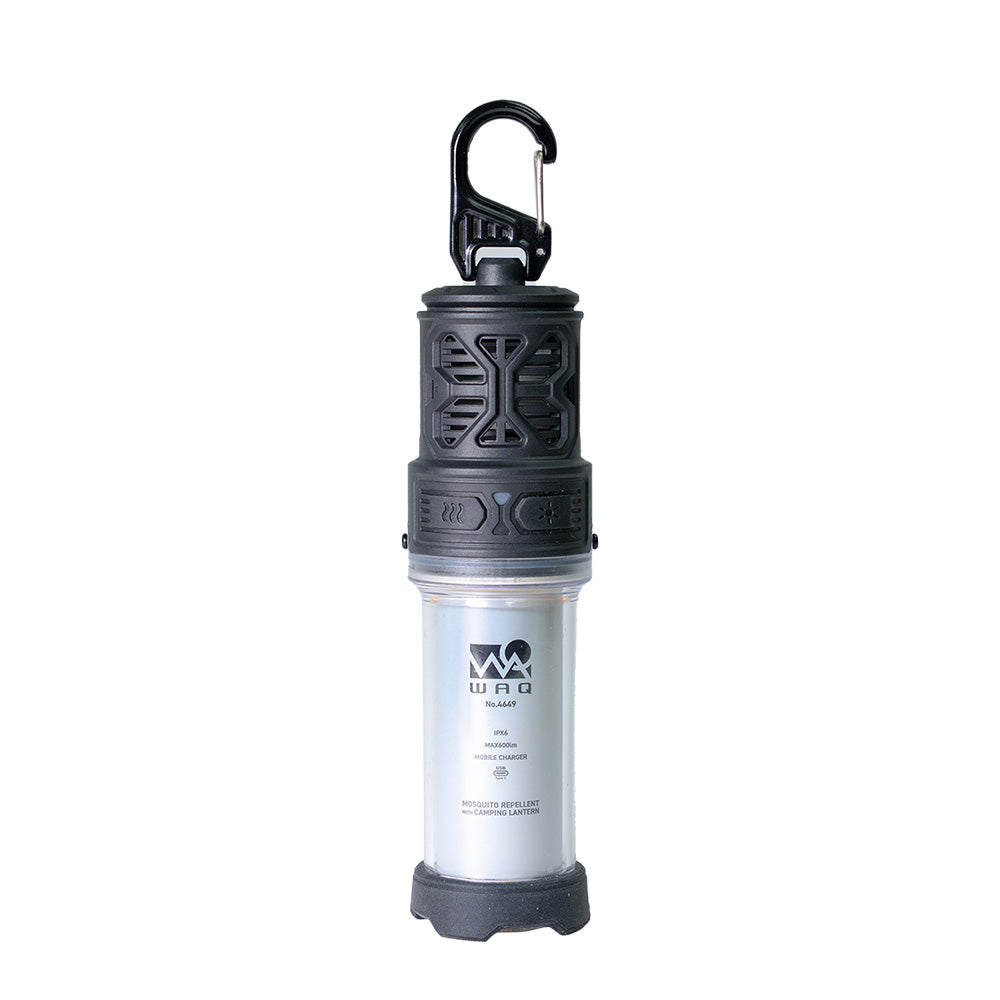 【NEWカラーBLACK登場！】 WAQ REPELLENT LANTERN  蚊除け機能搭載 最大輝度600lm IPX6相当の防水性能【1年保証】