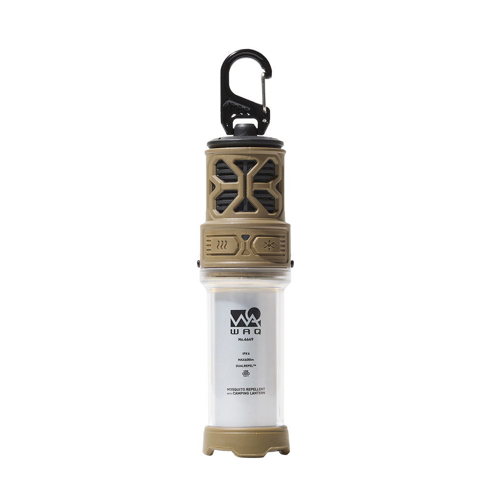 【NEWカラーBLACK登場！】 WAQ REPELLENT LANTERN  蚊除け機能搭載 最大輝度600lm IPX6相当の防水性能【1年保証】
