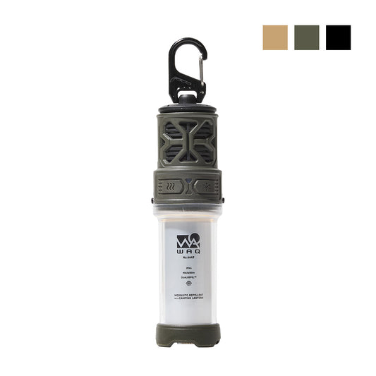 【NEWカラーBLACK登場！】 WAQ REPELLENT LANTERN  蚊除け機能搭載 最大輝度600lm IPX6相当の防水性能【1年保証】