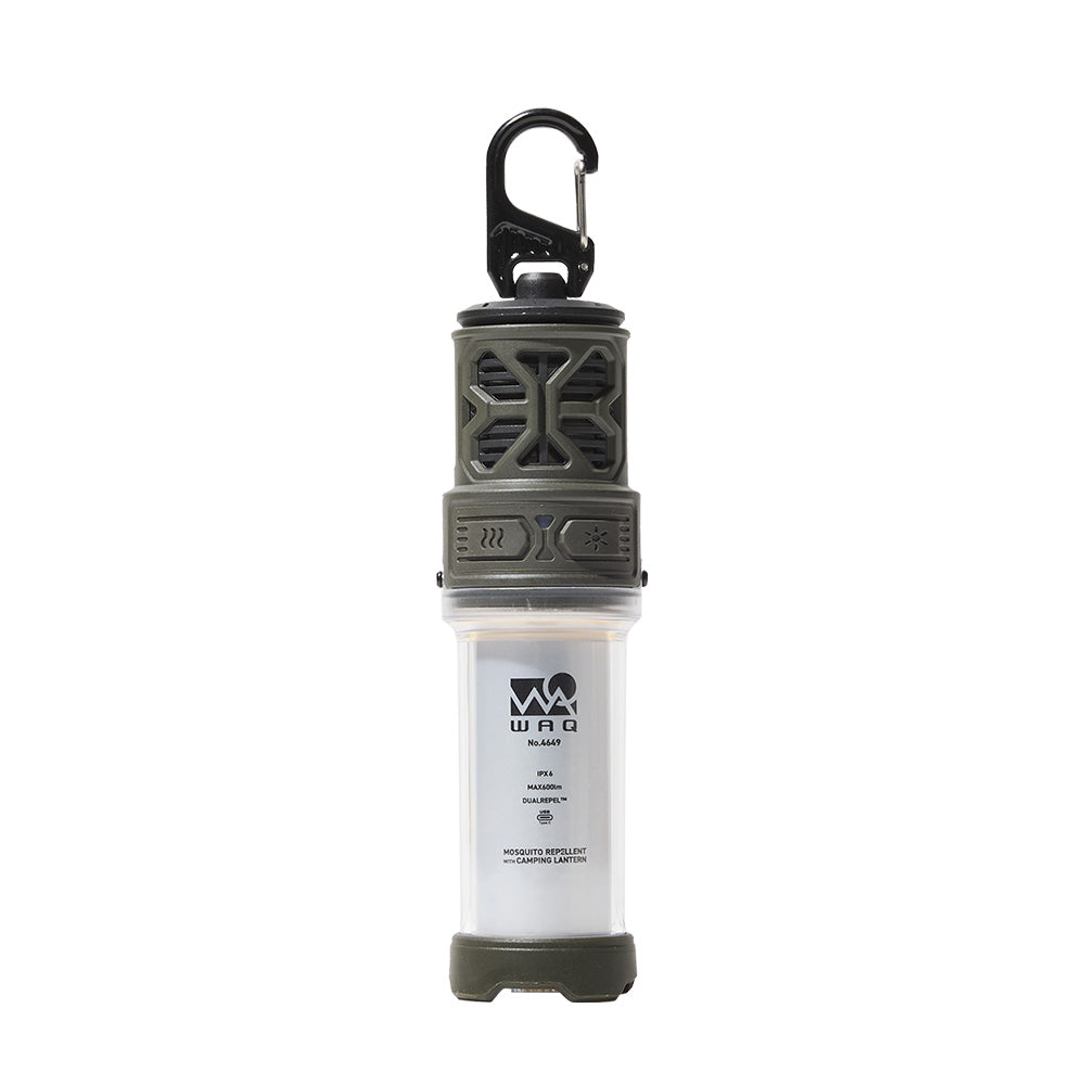 【NEWカラーBLACK登場！】 WAQ REPELLENT LANTERN  蚊除け機能搭載 最大輝度600lm IPX6相当の防水性能【1年保証】