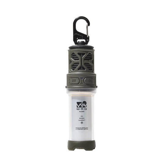 【NEWカラーBLACK登場！】 WAQ REPELLENT LANTERN  蚊除け機能搭載 最大輝度600lm IPX6相当の防水性能【1年保証】