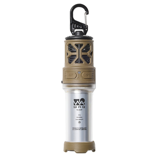 【初回ロット完売、ご予約受付中！次回10月末~11月上旬出荷予定】WAQ REPELLENT LANTERN  蚊除け機能搭載 最大輝度600lm IPX6相当の防水性能【1年保証】