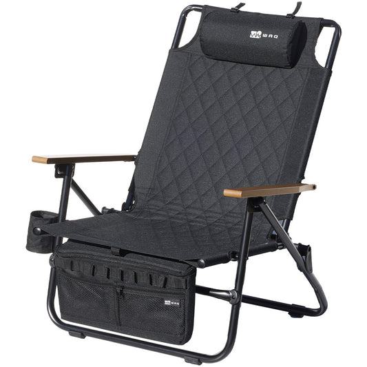 WAQ Reclining Low Chair High Back リクライニングローチェア ハイバック  【1年保証】