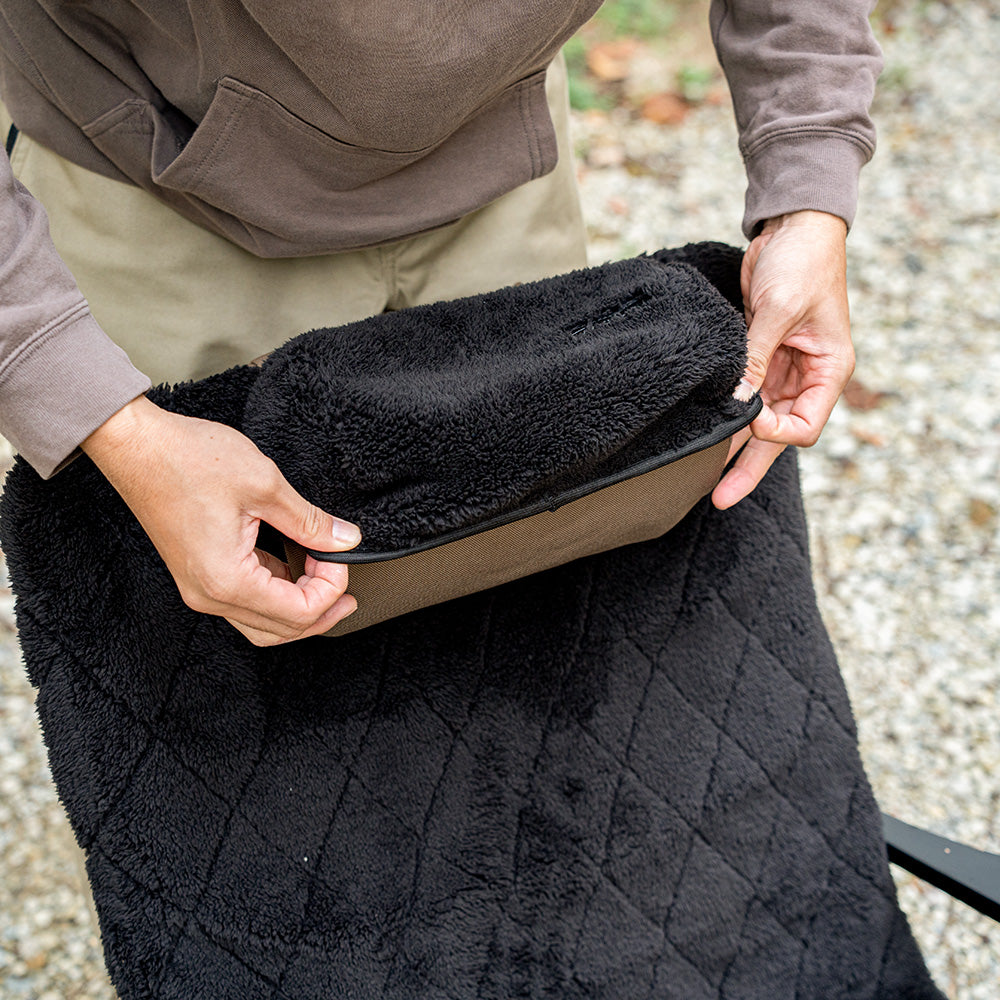 【お得な2個セット】 【初回ロット完売｜次回2月下旬入荷分ご予約受付中！】 WAQ リクライニングローチェア用 電熱ヒートカバー｜温度3段階・モバイルバッテリー対応・防寒【1年保証】