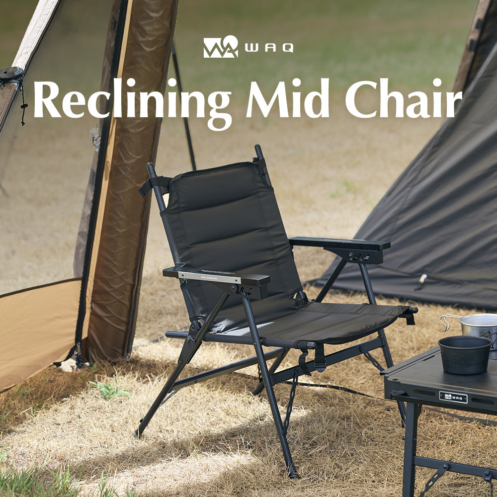 WAQ Reclining Mid Chair リクライニングミッドチェア【送料無料/1年保証】