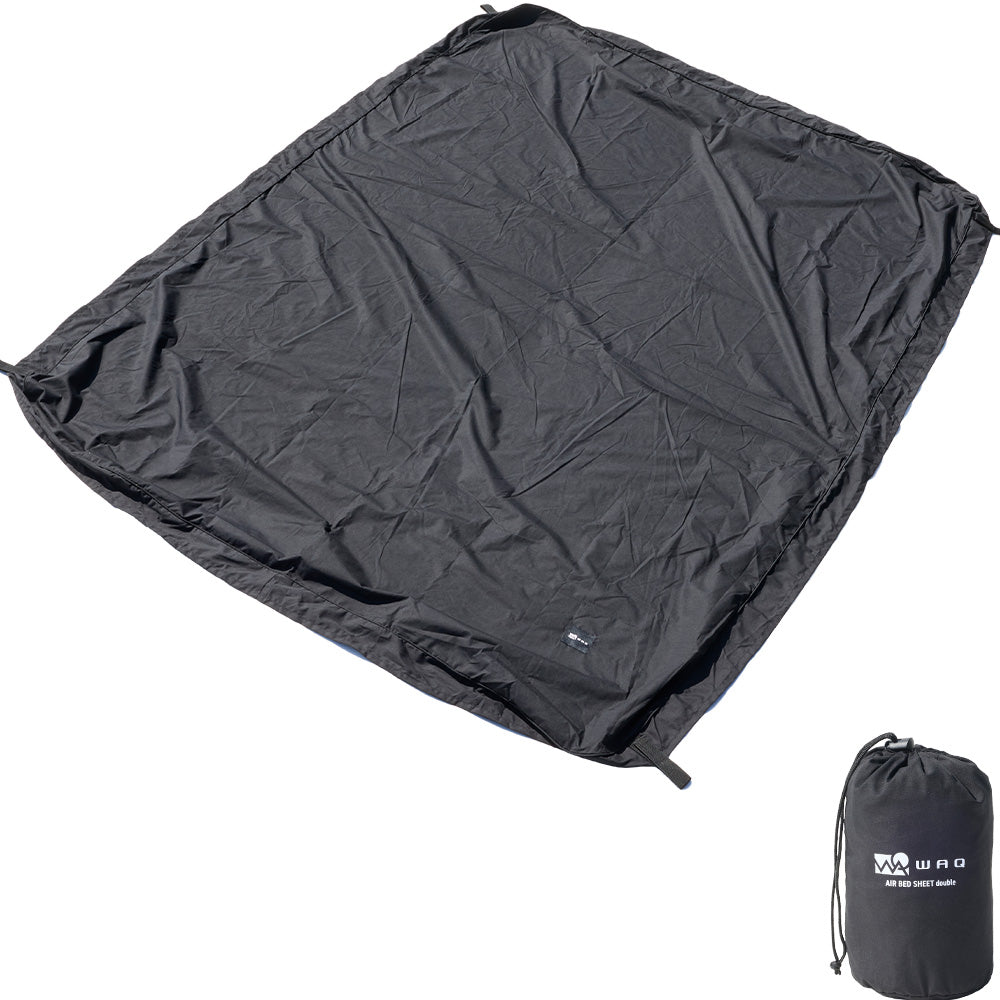 【ご予約受付中｜12月上旬発送】WAQ AIR BED SHEET エアベッド専用シーツ シングル/ダブルサイズ 簡単取付 洗濯OK 【1年保証】