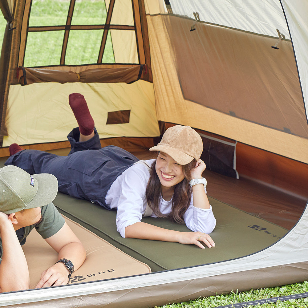 キャンプマット 10cm シングルサイズ WAQ RELAXING CAMP MAT【送料無料・1年保証】