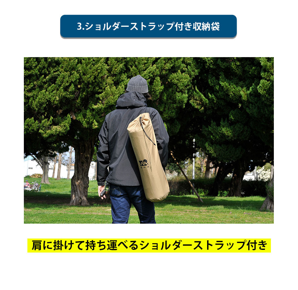 新作登場SALE新品ほぼ未使用WAQ RELAXING CAMP MAT ダブル オリーブ アウトドア寝具