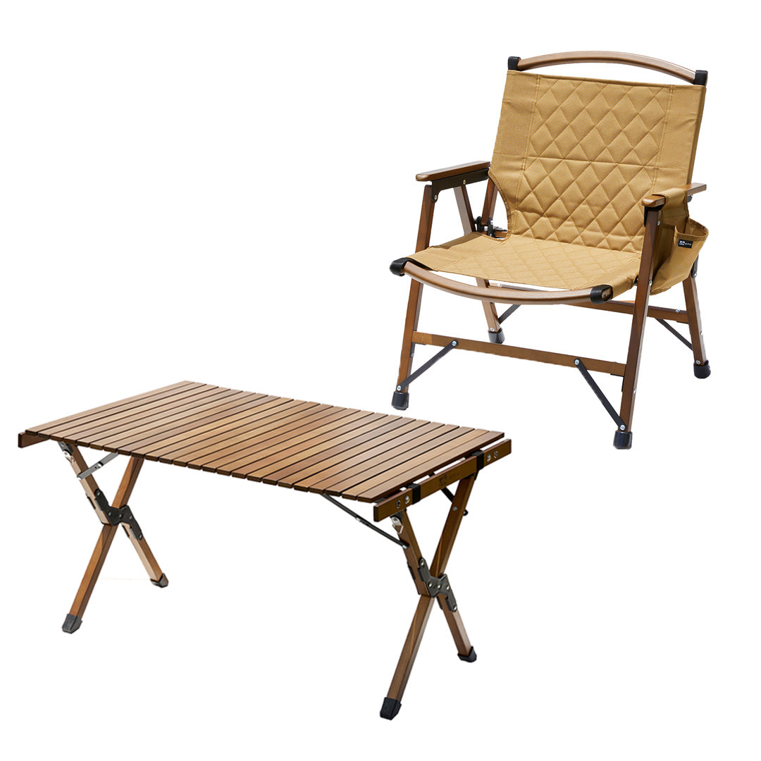 WAQ Folding Wood Chair ウッドチェア アウトドア用ウッドチェア 