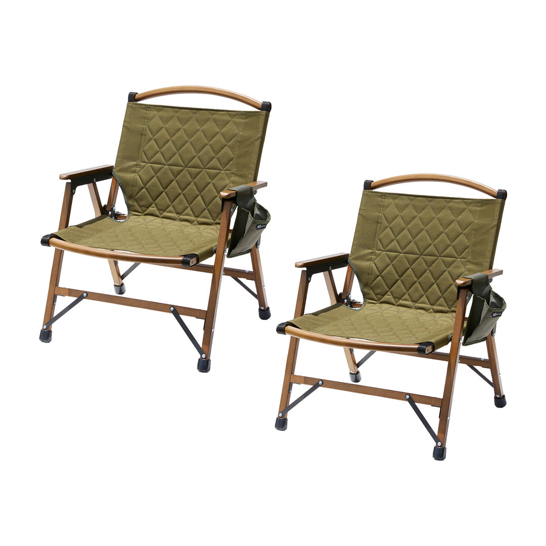 WAQ Folding Wood Chair ウッドチェア アウトドア用ウッドチェア【一年 