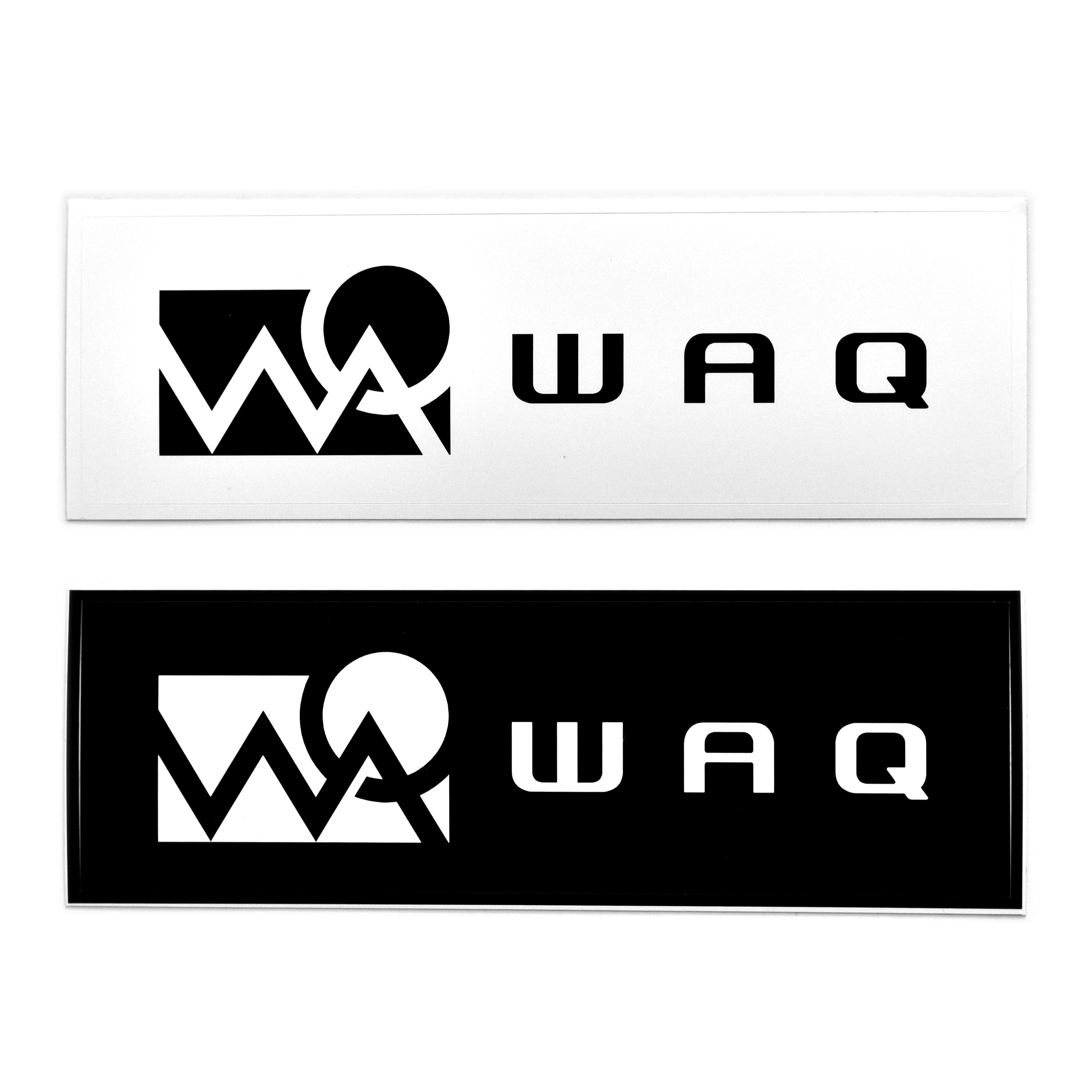 WAQ BASIC LOGOステッカー 【代金引換 / スコア後払い選択不可